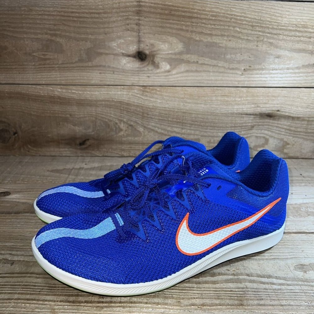 NEW SZ 12.5 Nike Zoom Rival Track & Field Distance Spikes Racer Blue: DC8725-401